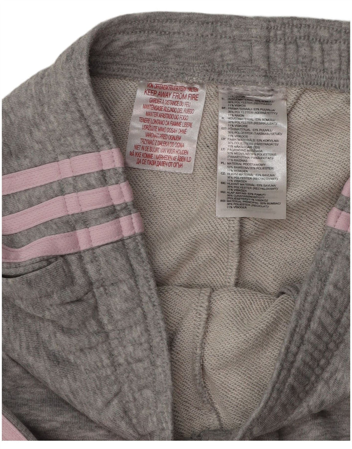 Pantaloni da tuta da donna ADIDAS Joggers UK 8 piccoli in cotone grigio