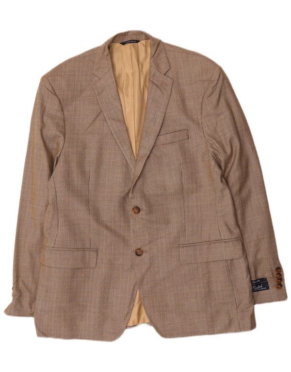 Giacca blazer da uomo a 2 bottoni Ralph Lauren UK 44 XL Marrone