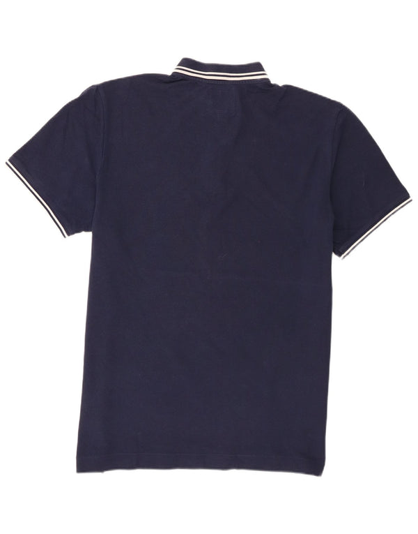 Polo da uomo G-Star XL in cotone a righe blu navy