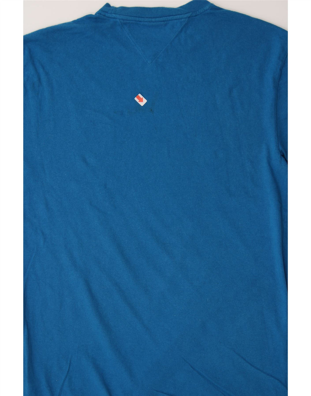 TOMMY HILFIGER Mens T-Shirt Top Small Blue Cotton Vintage Tommy Hilfiger and Second-Hand Tommy Hilfiger from Messina Hembry 