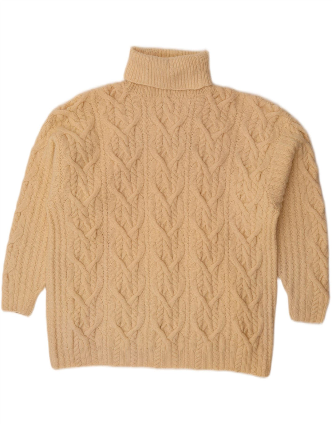 Maglione maglione a collo alto da donna Banana Republic UK 14 Beige medio