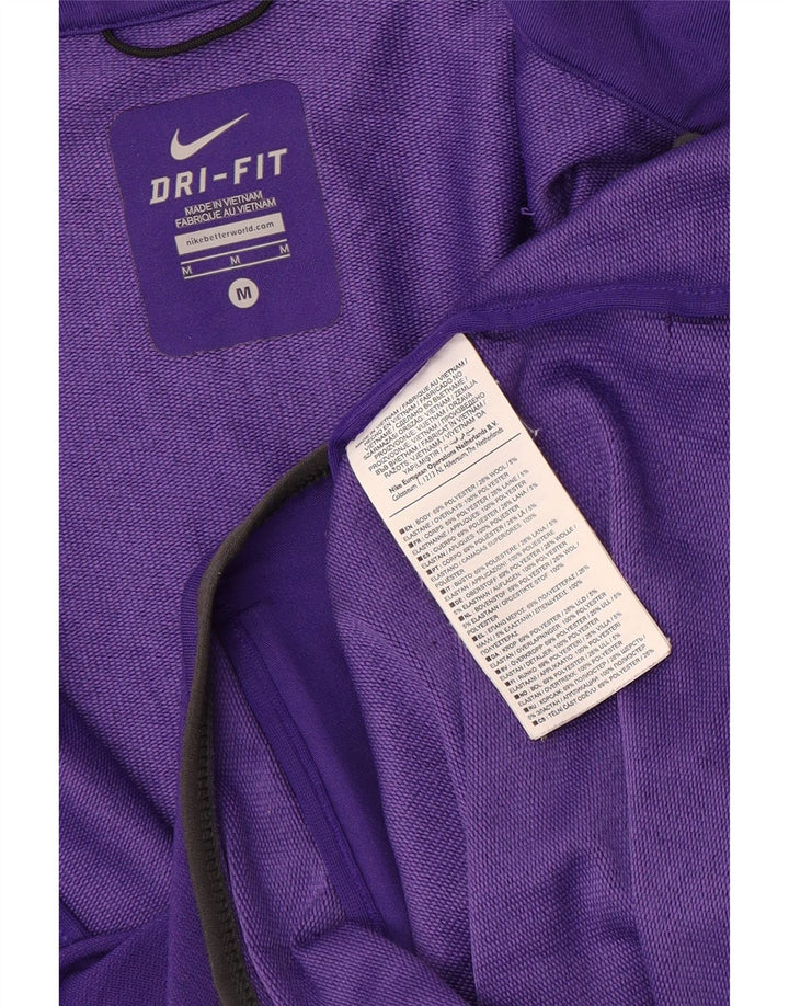 Giacca superiore della tuta da uomo Nike in poliestere viola medio