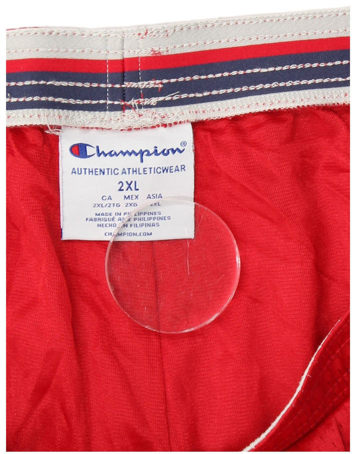 Pantaloncini sportivi da uomo CHAMPION 2XL Poliestere rosso