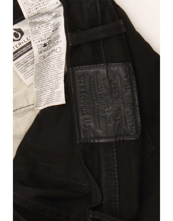 Jeans Levi's Uomo 511 Slim W34 L32 Cotone Nero