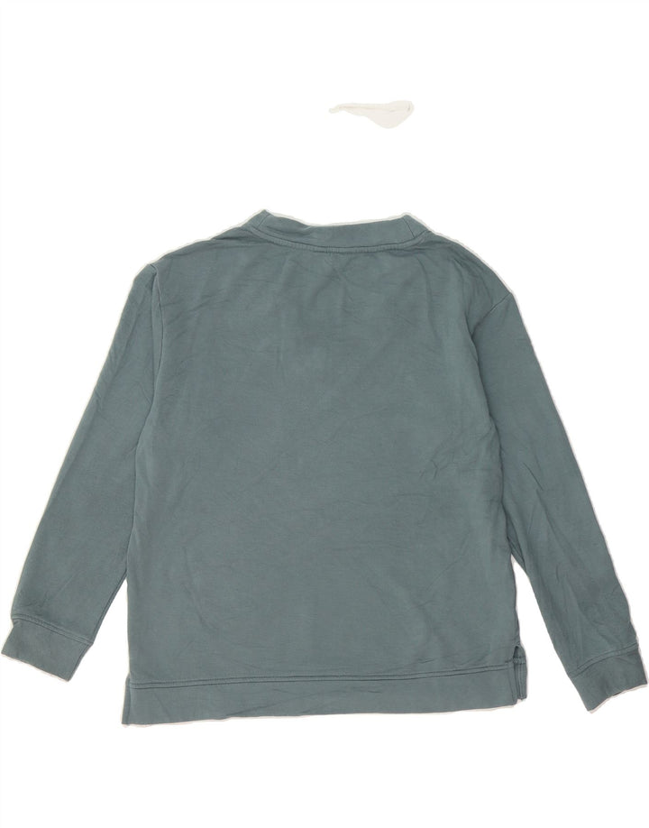 ORVIS Womens Oversized Sweatshirt Jumper UK 10 Small Blue Modal Vintage Orvis and Second-Hand Orvis from Messina Hembry 