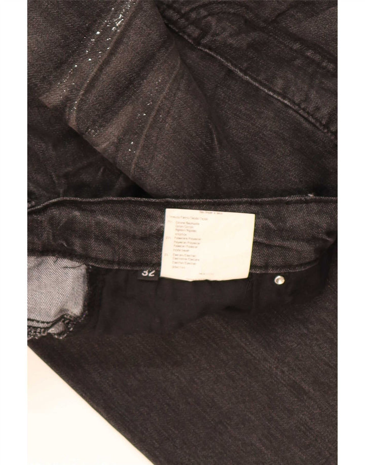 Jeans dritti da donna Roccobarocco W32 L28 cotone nero