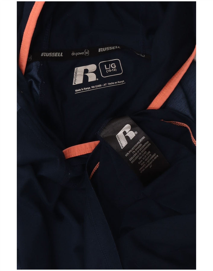 Maglia a maniche lunghe da ragazzo Russell Athletic 10-11 anni grande blu navy