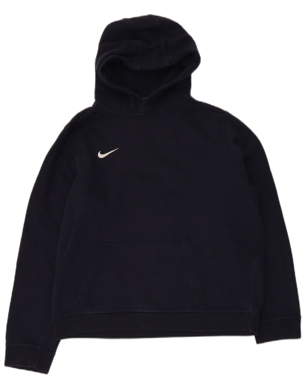 Felpa con cappuccio da ragazzo Nike 13-14 anni XL cotone blu navy