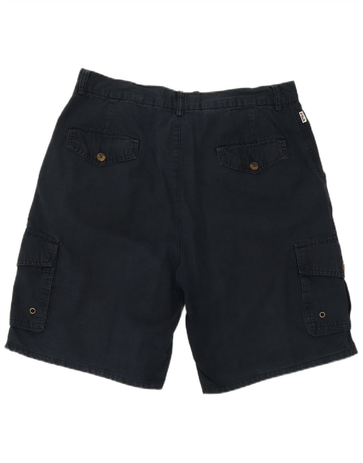 Pantaloncini cargo da uomo FILA IT 52 XL W36 Blu Navy