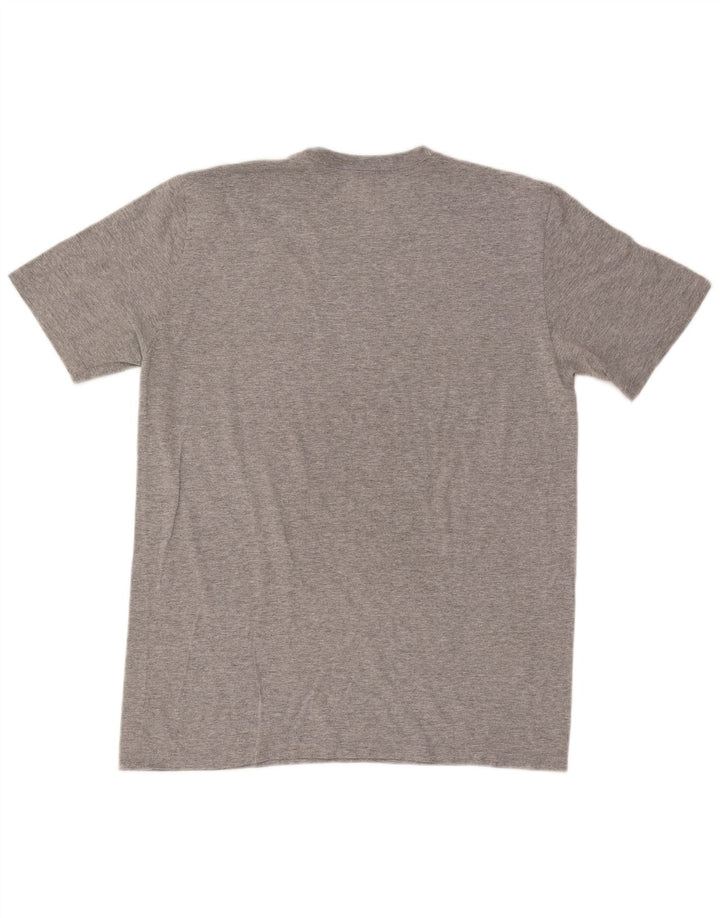 T-shirt grafica Nike da uomo con vestibilità regolare, top grande, grigio chiazzato