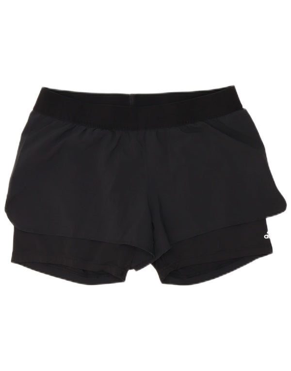 Pantaloncini sportivi Adidas da donna UK 14 grandi neri