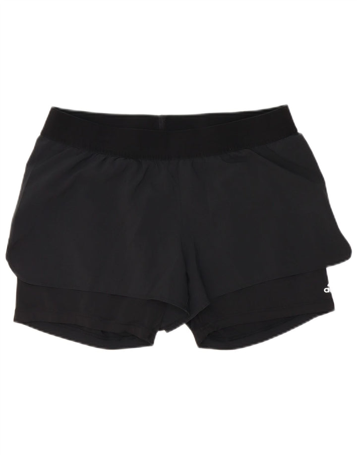 Pantaloncini sportivi Adidas da donna UK 14 grandi neri