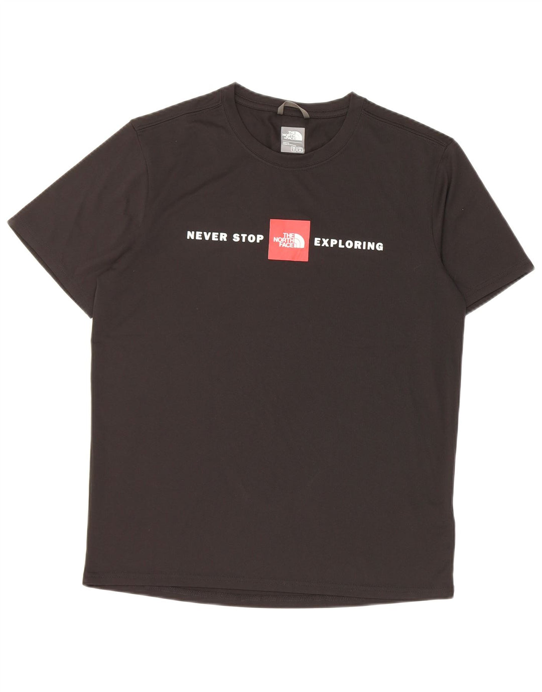 T-shirt grafica da uomo The North Face Top piccola in poliestere nero