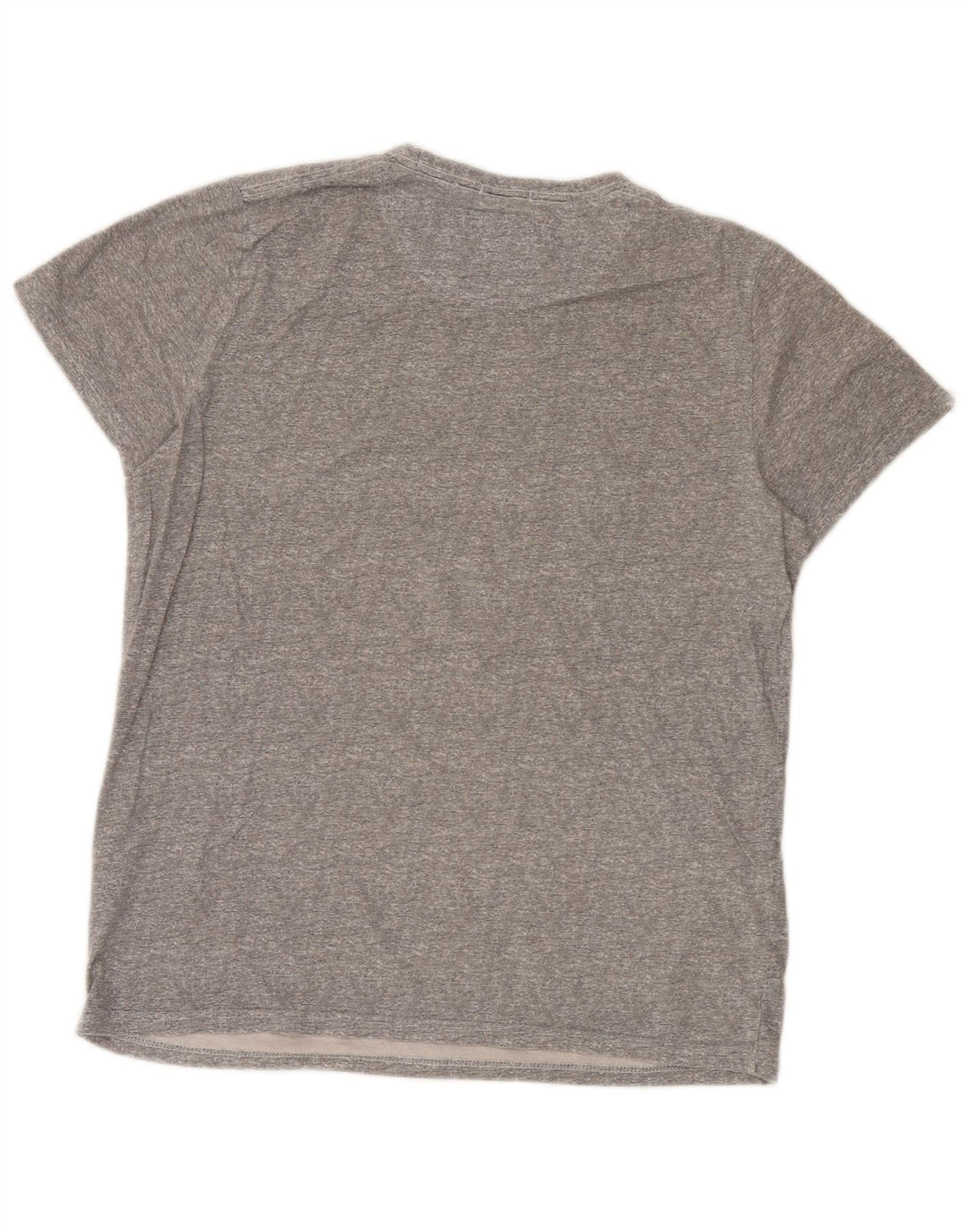 T-shirt grafica da uomo Hollister Top in cotone grigio medio