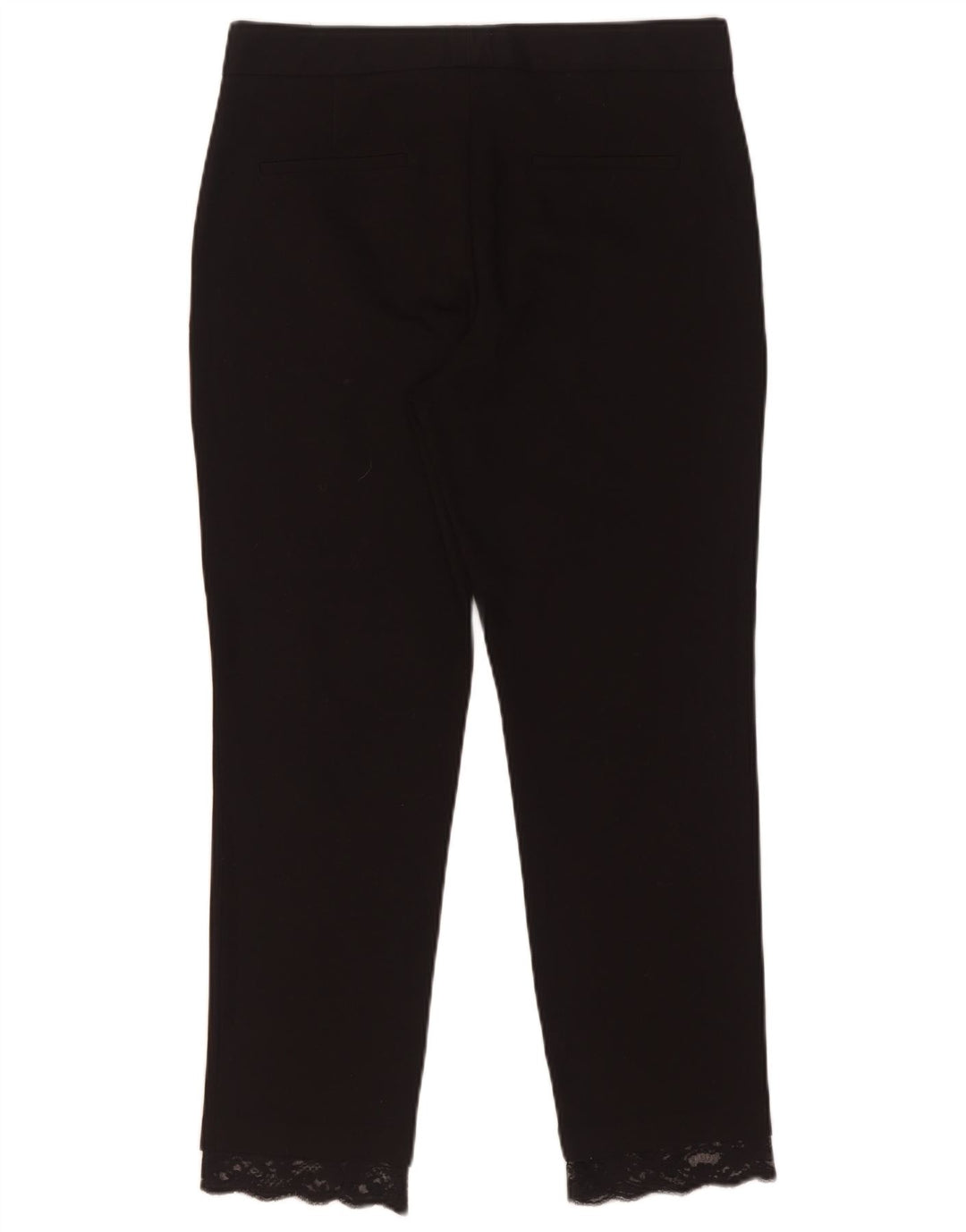 Pantaloni chino slim da donna Zara medi W28 L26 cotone nero