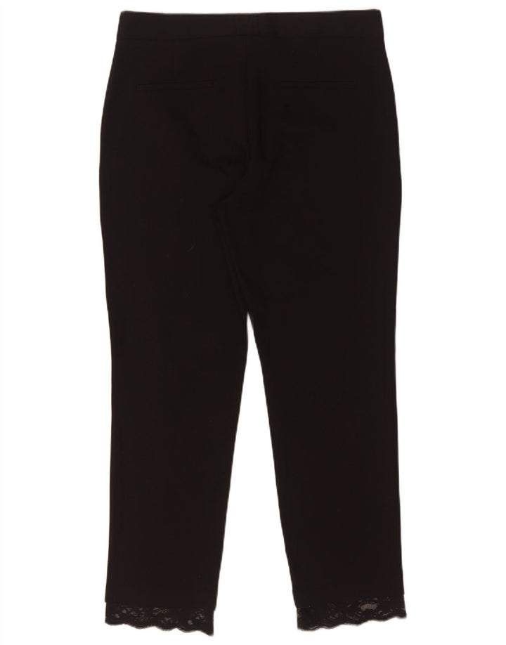 Pantaloni chino slim da donna Zara medi W28 L26 cotone nero