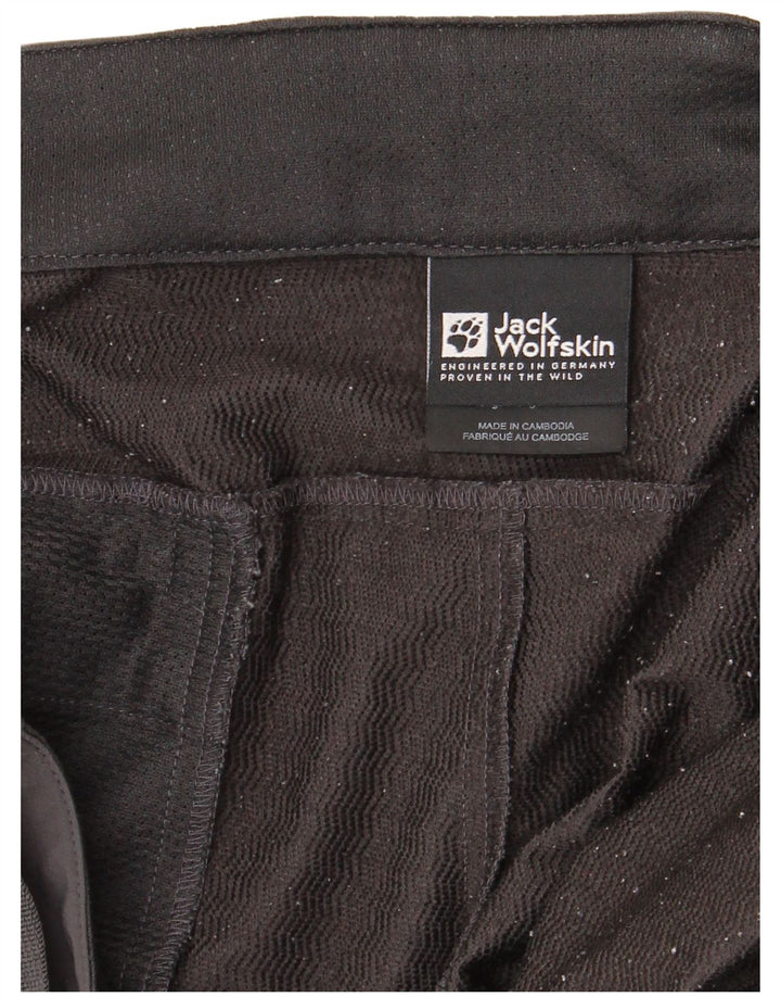 JACK WOLFSKIN Pantaloni antivento da uomo W42 L31 Poliammide grigio
