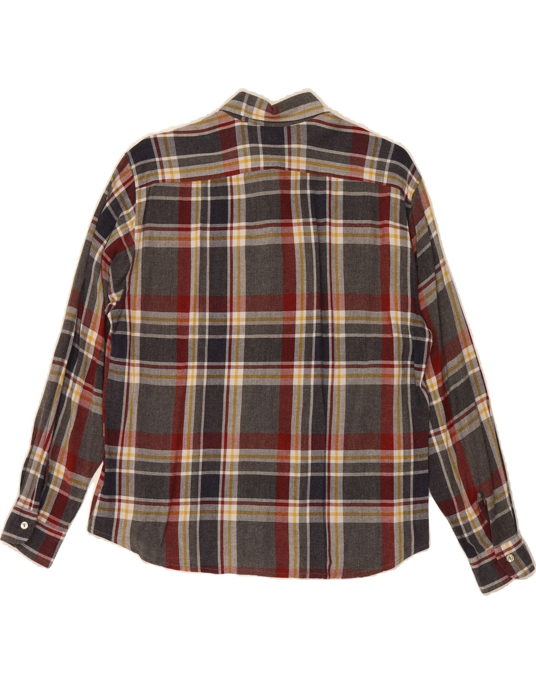 BENETTON Womens Shirt IT 46 Large Multicoloured Check Viscose Vintage Benetton and Second-Hand Benetton from Messina Hembry 