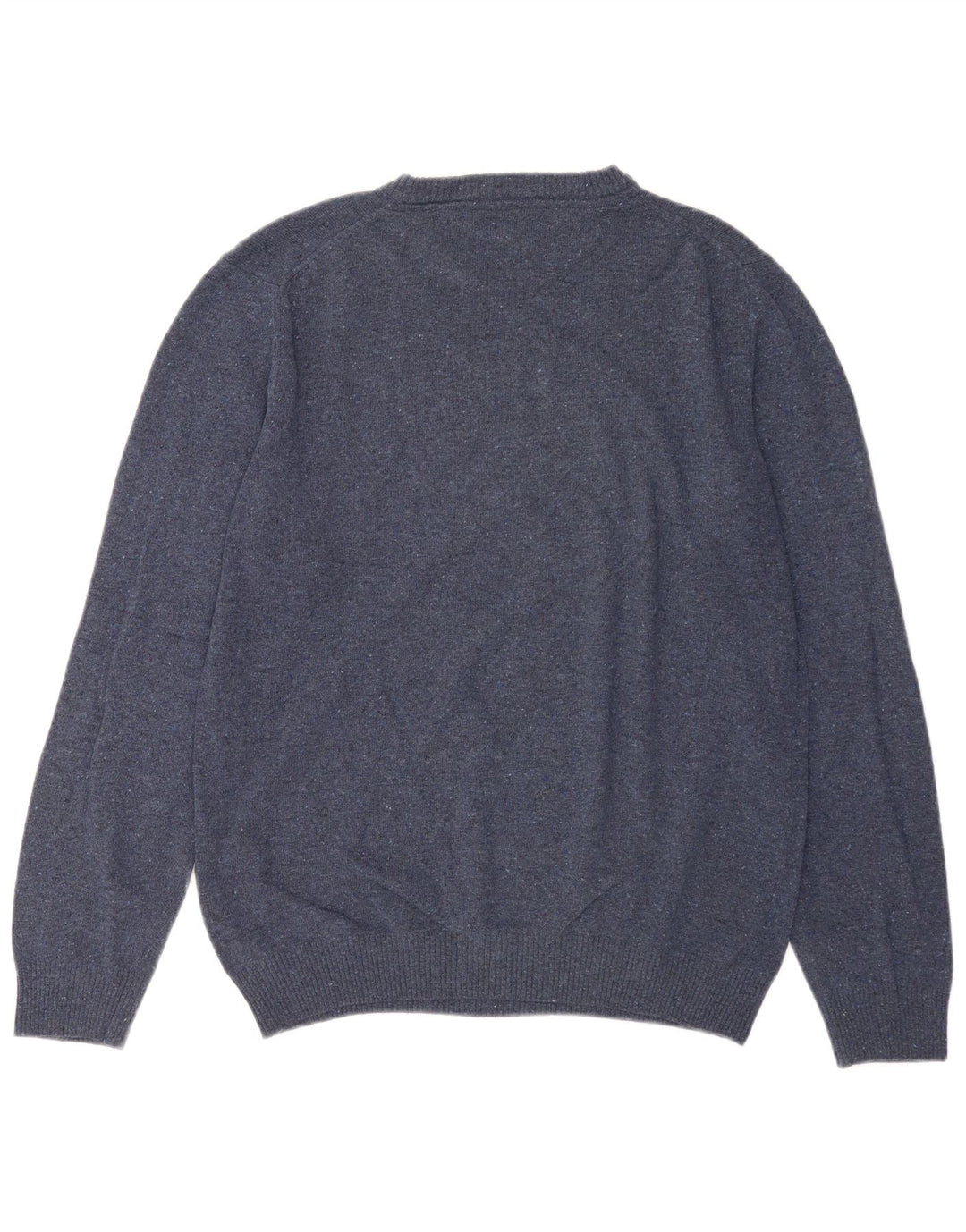 Gant Maglione da uomo girocollo maglione grande lana screziata blu