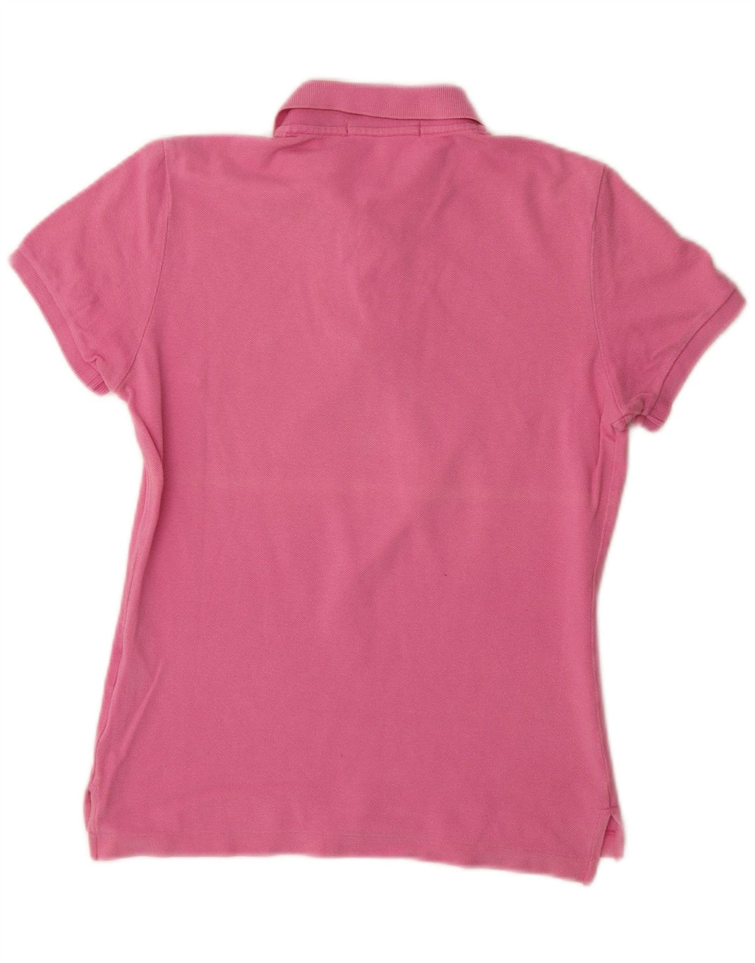 Polo skinny da donna RALPH LAUREN UK 12 cotone rosa medio