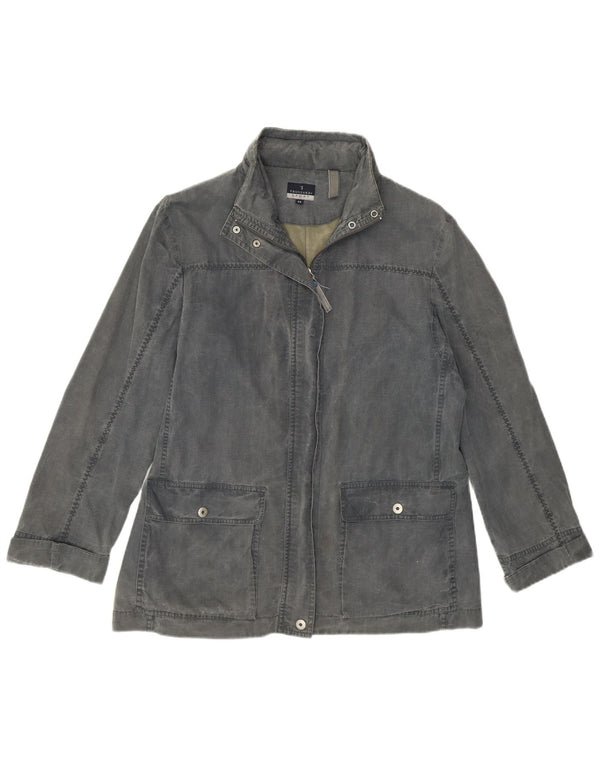 Giacca Utility con Cappuccio Donna TRUSSARDI IT 44 Cotone Grigio Medio