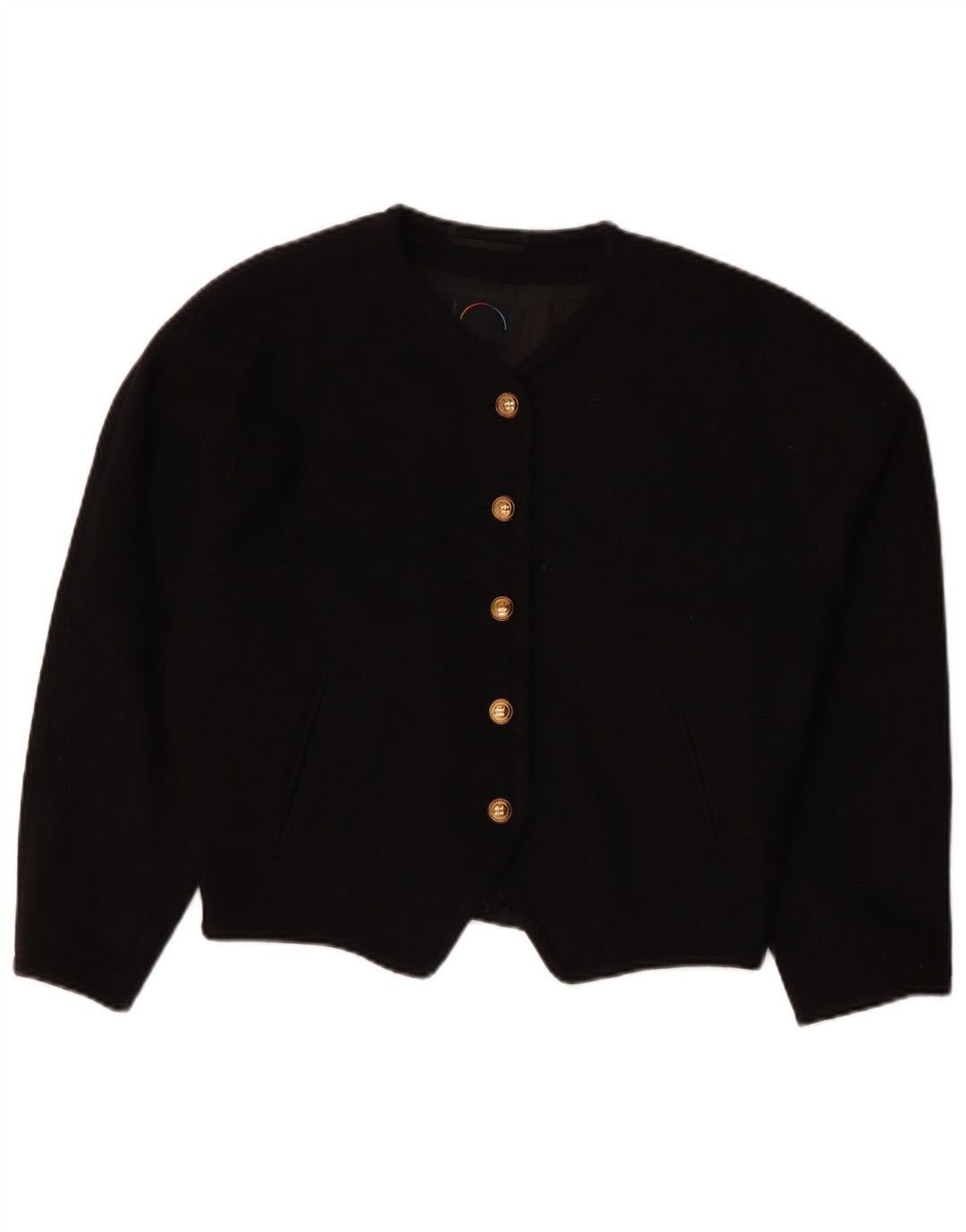 Giacca blazer a 5 bottoni corta da donna BOGNER UK 18 XL nera