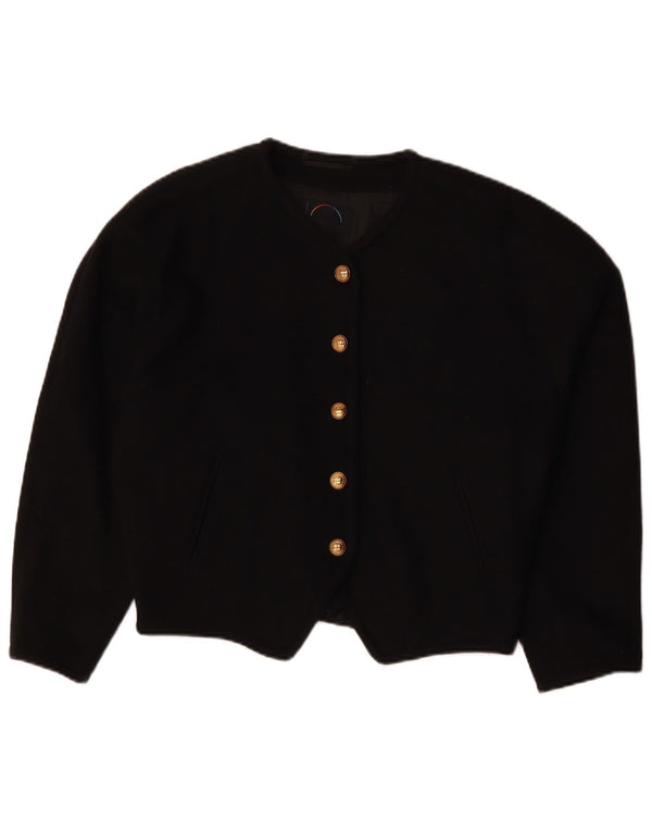 Giacca blazer a 5 bottoni corta da donna BOGNER UK 18 XL nera