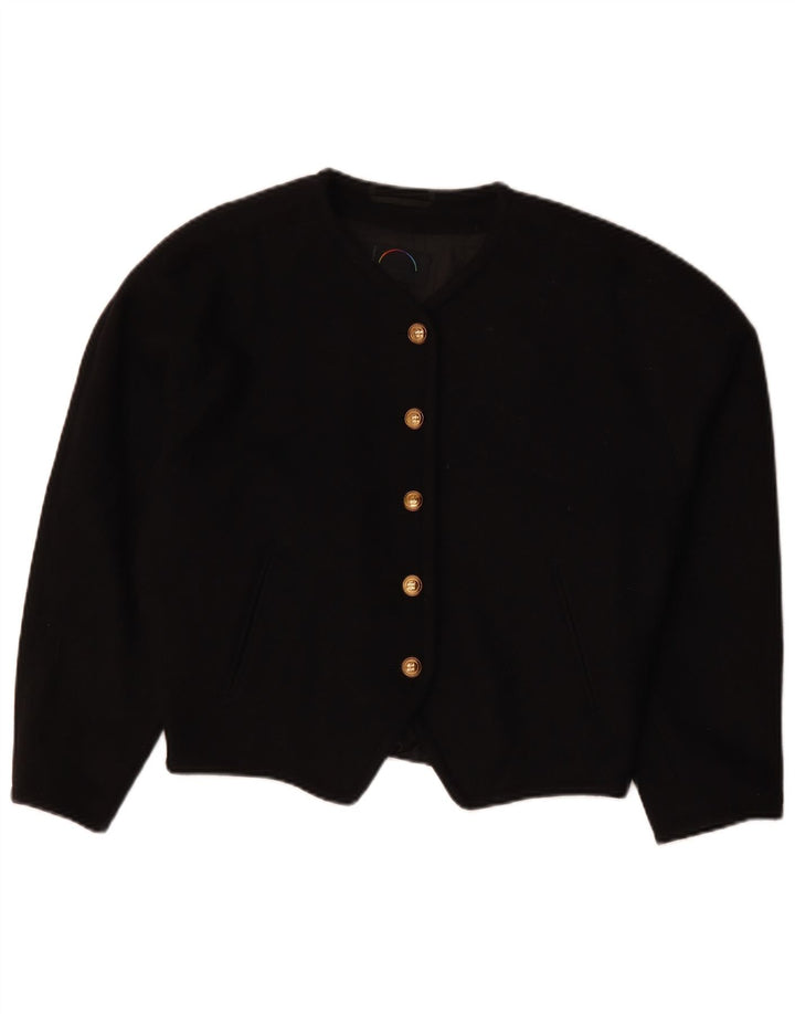 Giacca blazer a 5 bottoni corta da donna BOGNER UK 18 XL nera