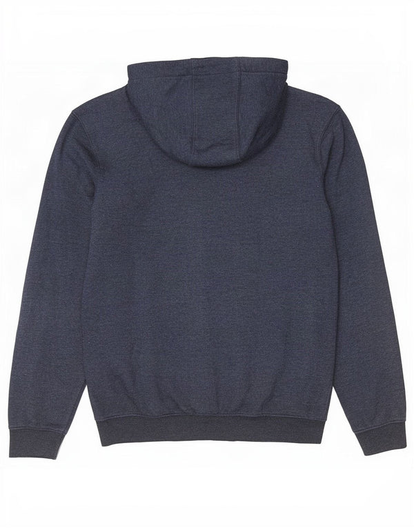 Maglione con cappuccio grafico Quiksilver da ragazzo 13-14 anni in cotone blu navy