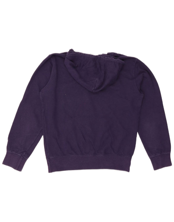 Maglione con cappuccio grafico da donna CHAMPION UK 14 cotone blu navy medio