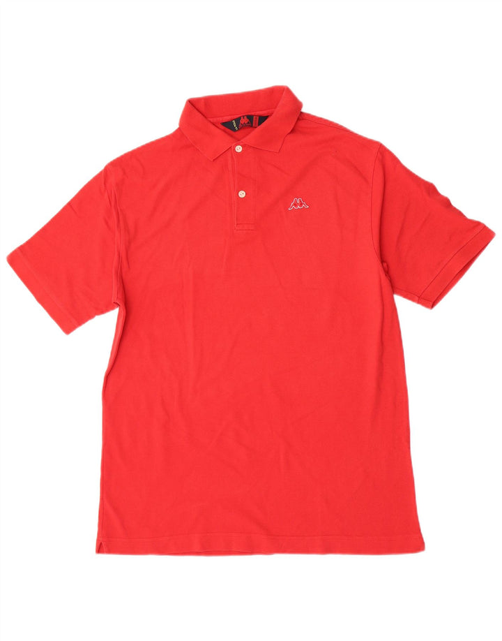 Polo Kappa Uomo Rosso Medio In Cotone