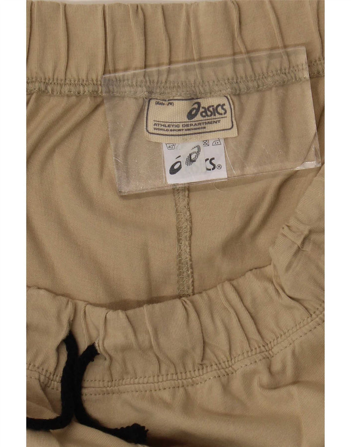 Pantaloni da tuta da uomo Asics grandi in cotone beige
