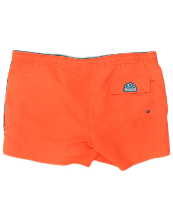 Pantaloncini da bagno da uomo Sundek XL arancione poliestere