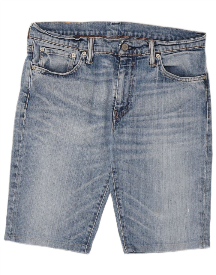 Pantaloncini di jeans Levi's 511 da uomo W33 di grandi dimensioni in cotone blu