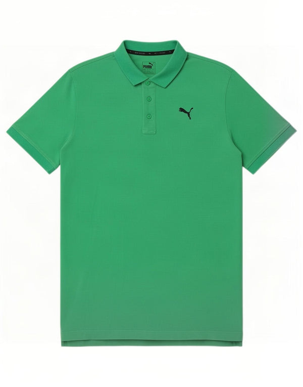 Polo Puma da uomo XL in cotone verde