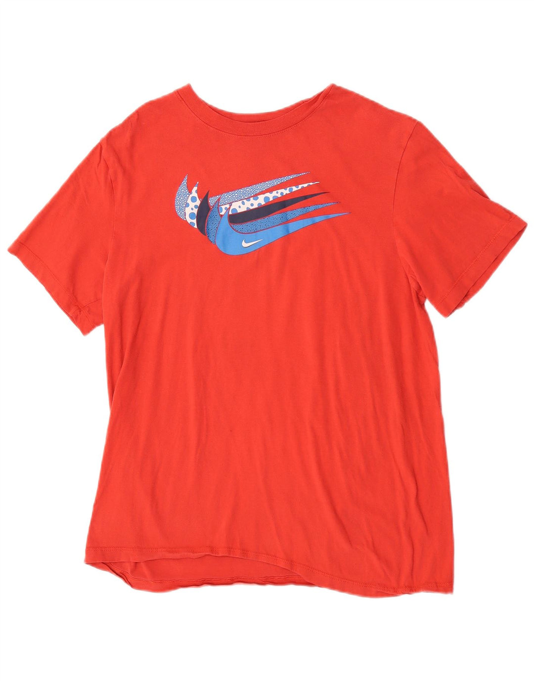 T-shirt grafica da uomo Nike Top in cotone rosso medio