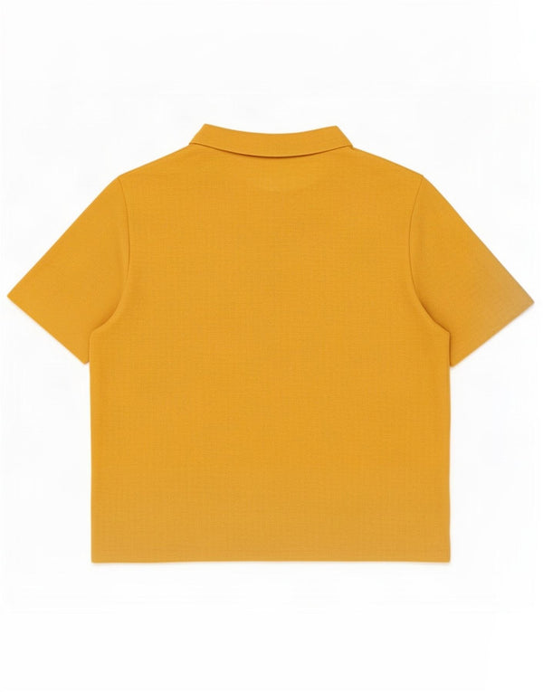 T-shirt Zara Trafaluc da donna, taglia UK 16, grande, in cotone giallo
