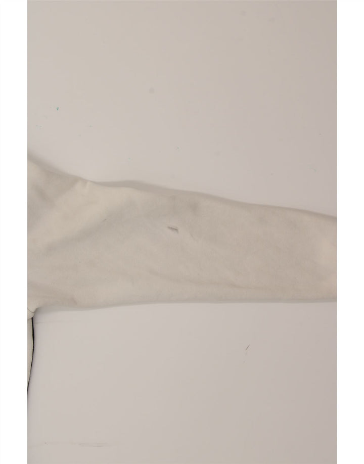 NIKE Felpa con grafica da uomo Maglione piccolo in cotone color block bianco