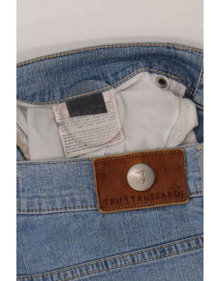 Jeans Cropped Donna Trussardi W33 L25 Blu