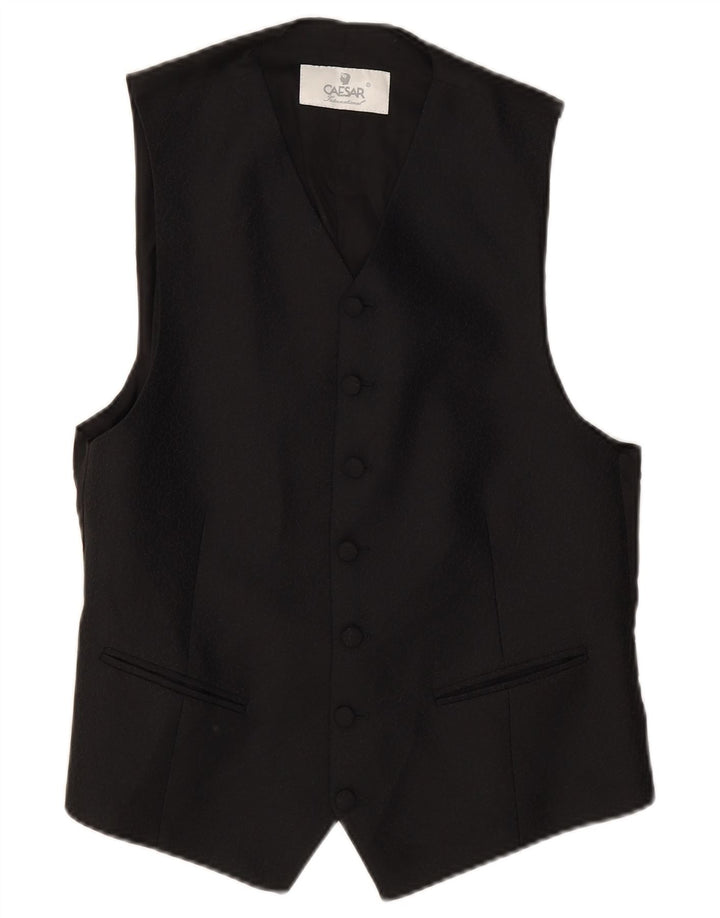 Gilet da donna Caesar UK 8 Small Black Paisley