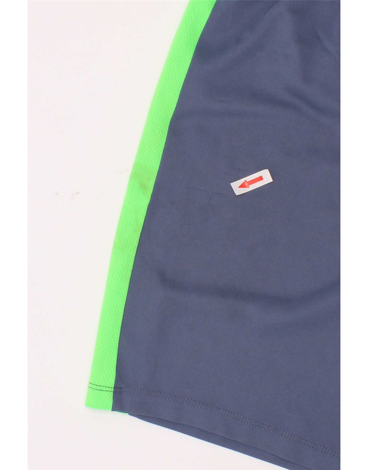 Pantaloncini sportivi Nike da ragazzo 12-13 anni Large Blu Colourblock in poliestere