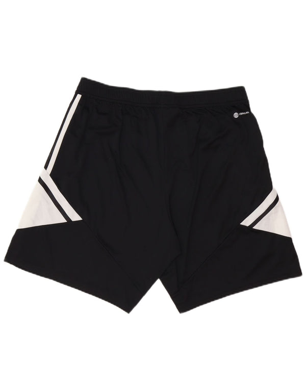 Pantaloncini sportivi ADIDAS Aeroready da uomo XL Nero in poliestere color block