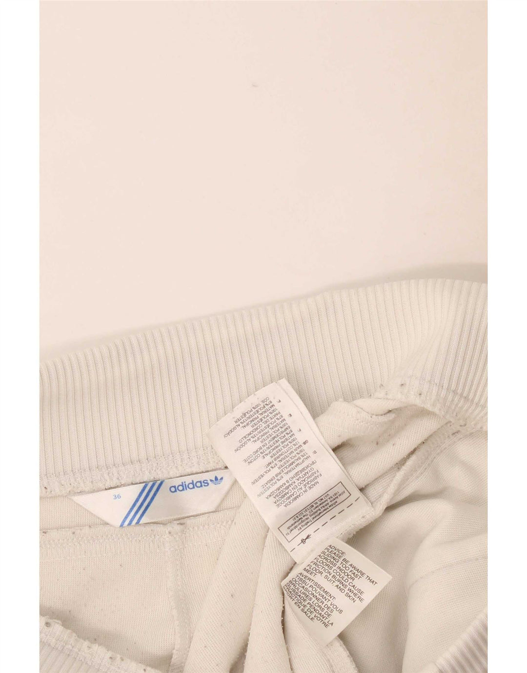 Pantaloni da tuta da donna Adidas EU 36 Small Poliestere bianco
