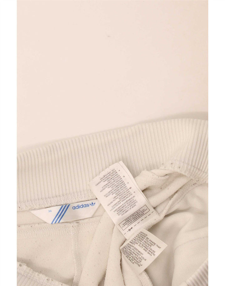 Pantaloni da tuta da donna Adidas EU 36 Small Poliestere bianco