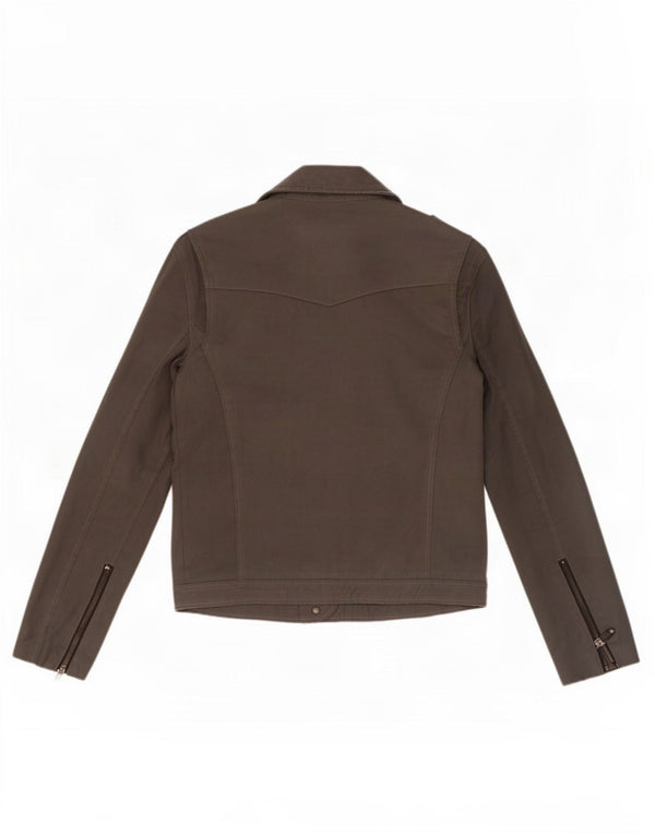 Giacca militare da donna Kennedy UK 14 Cotone grigio medio