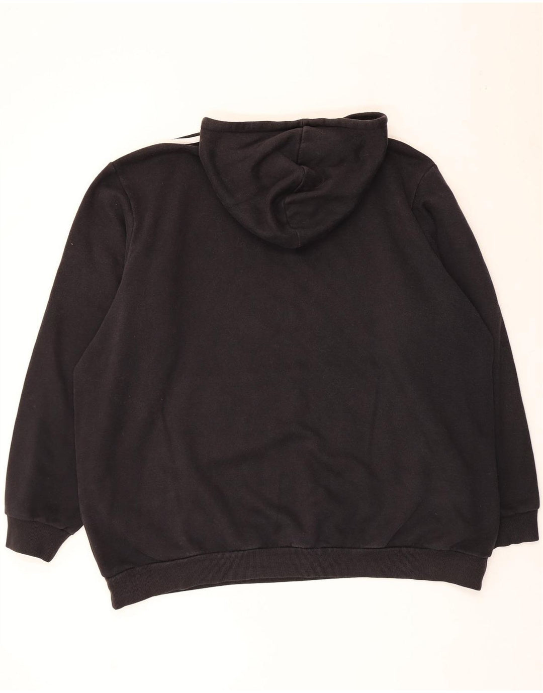 Felpa con cappuccio da uomo Adidas 2XL cotone nero