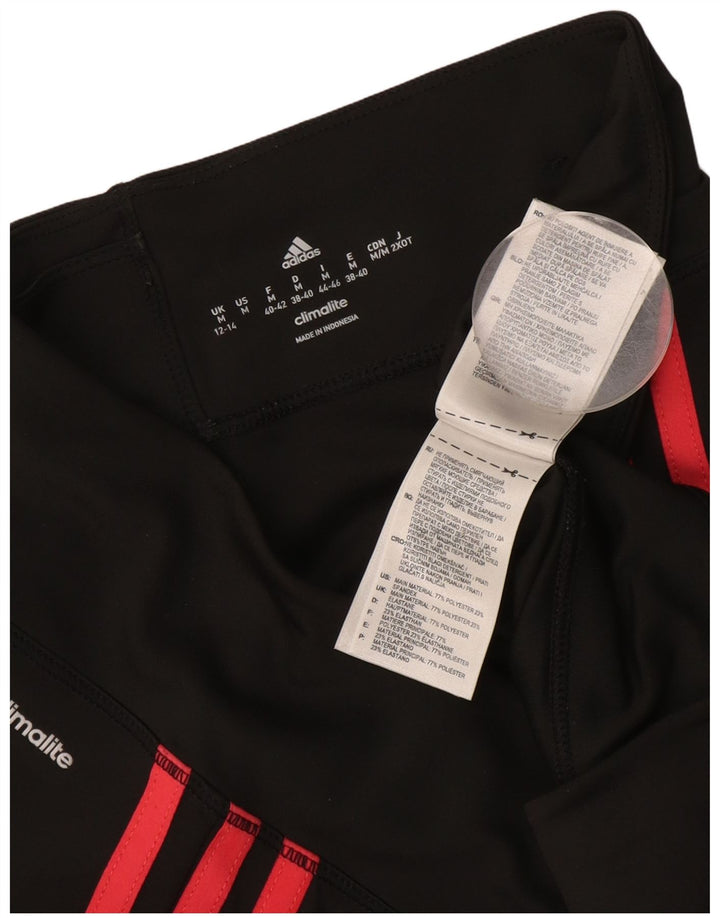 Leggings Adidas Climalite Capri da donna UK 12/14 Poliestere nero medio