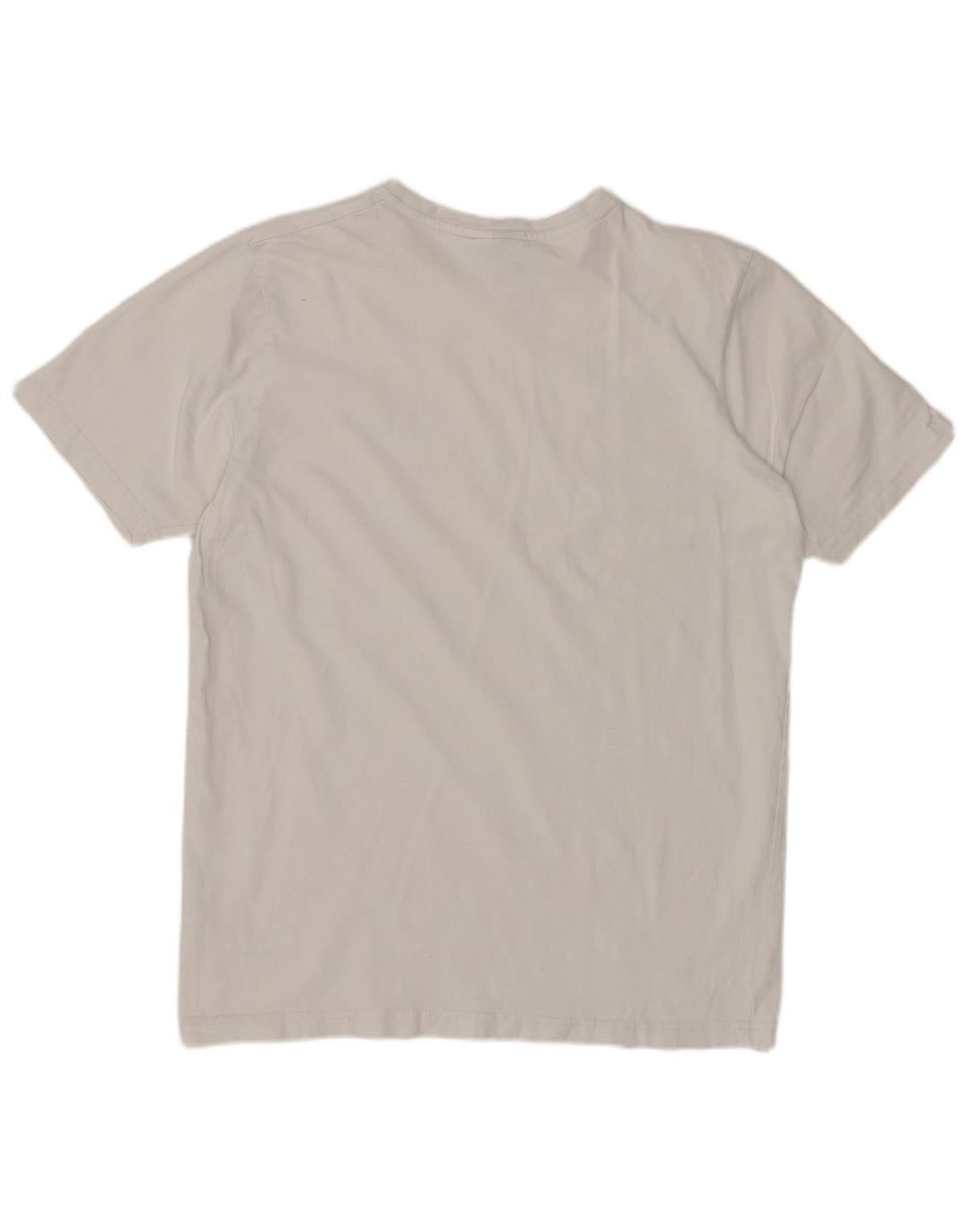 ELLESSE T-shirt grafica da donna Top UK 14 Cotone bianco medio