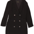 Cappotto doppiopetto da donna Massimo Dutti EU 38 piccolo blu navy