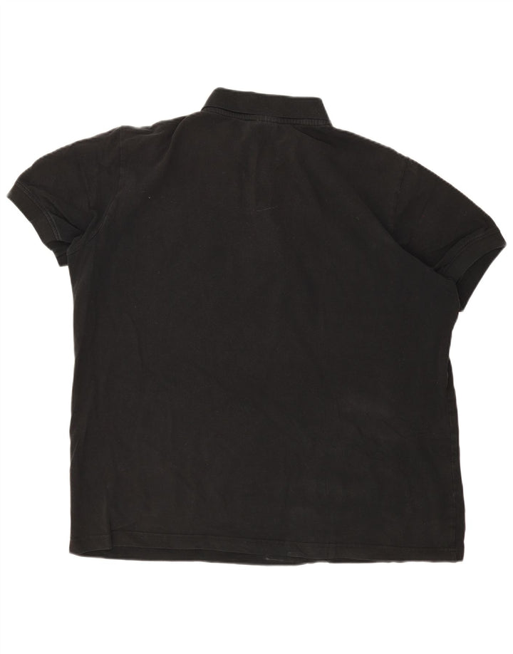 Polo da uomo KAPPA 2XL in cotone nero